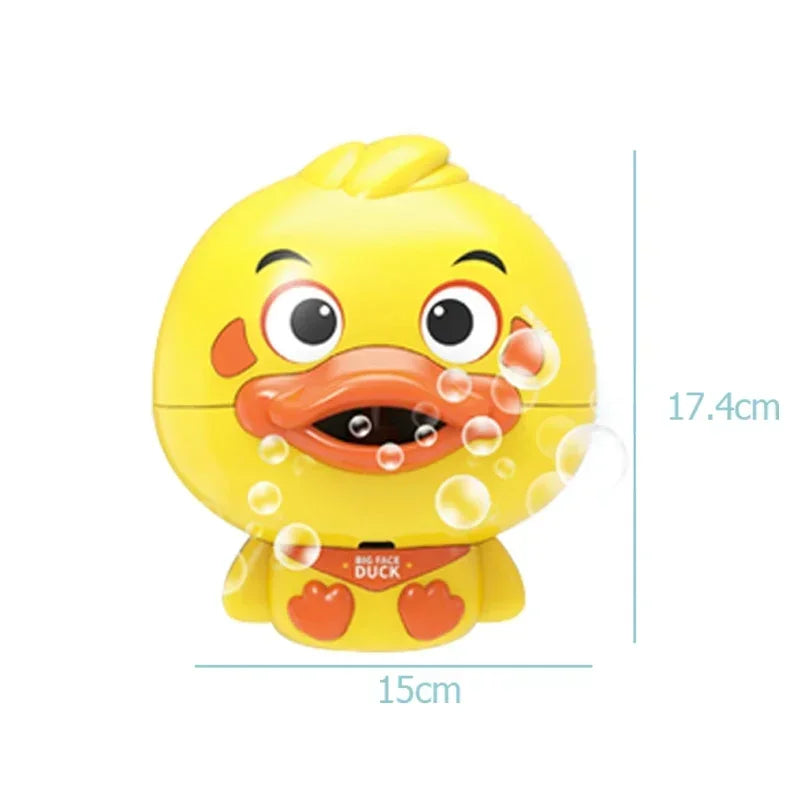 Bubble Duck Baby Bath Toy – Musical Bubble Maker for Toddler Bathtub Fun
