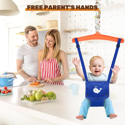 Baby Jumper Swing Outdoor Foldable Swing Set with Stand, 6 Months to 1.5 Years