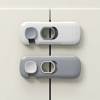 Child Safety Cabinet Locks 2-Pack – No-Tool Installation, Universal Fit for Drawers, Fridges & Cupboards