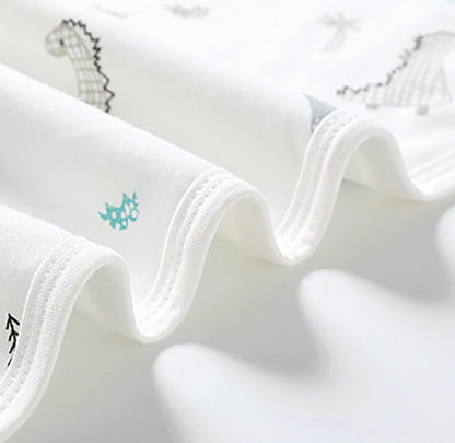 100% Cotton Baby Swaddle Wrap Blanket for Newborns – Anti-Startle Cartoon Sleep Blanket for 0–6 Months
