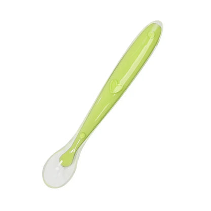 Baby Silicone Learning Spoon Set – 4 Colours, Star Pattern, Soft & BPA-Free for Ages 0–1