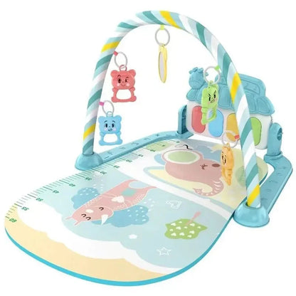 Baby Kick & Play Piano Tummy Time Mat – Musical Activity Gym with Lights & Removable Piano