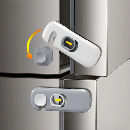 Child Safety Cabinet Locks 2-Pack – No-Tool Installation, Universal Fit for Drawers, Fridges & Cupboards