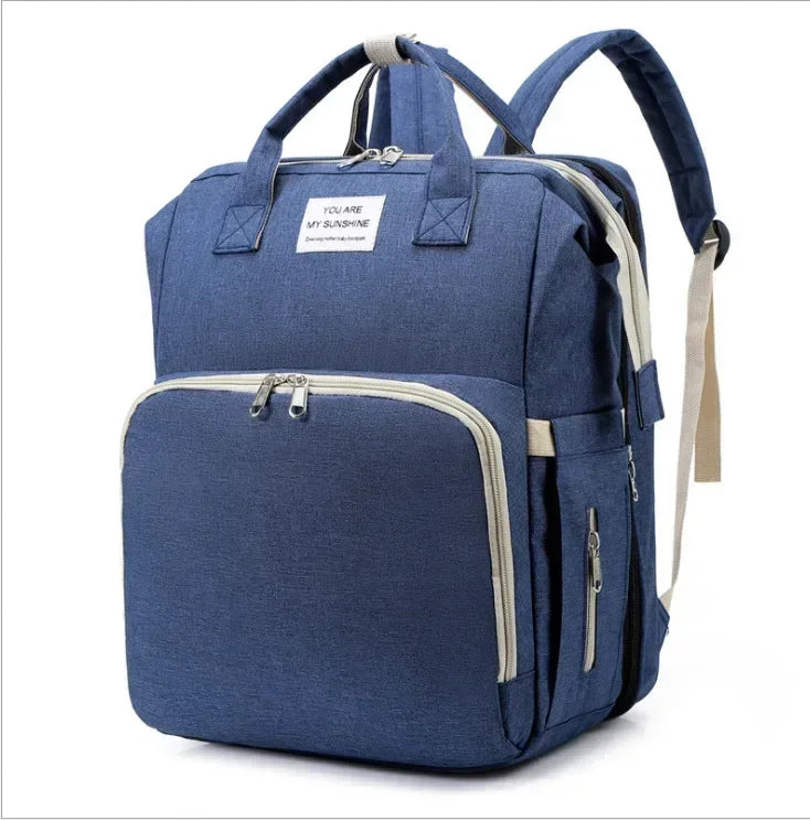Large Capacity Mummy Diaper Backpack with Changing Mat – Baby Nursing Bag 36–55L for Travel