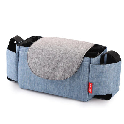 Insulated Baby Bottle Bag & Diaper Organiser – Stroller Mummy Bag for Milk Bottle Storage