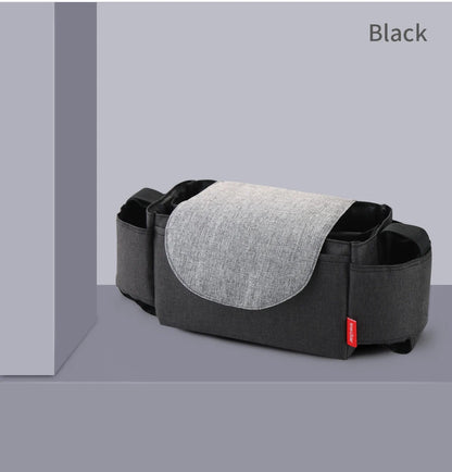 Insulated Baby Bottle Bag & Diaper Organiser – Stroller Mummy Bag for Milk Bottle Storage