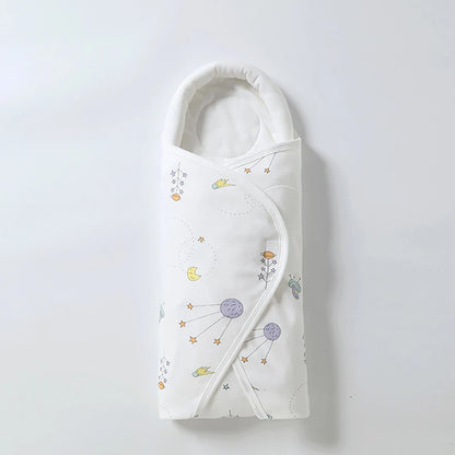 100% Cotton Baby Swaddle Wrap Blanket for Newborns – Anti-Startle Cartoon Sleep Blanket for 0–6 Months