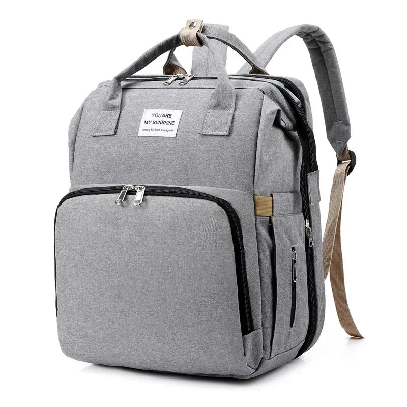 Large Capacity Mummy Diaper Backpack with Changing Mat – Baby Nursing Bag 36–55L for Travel