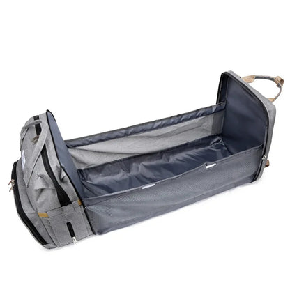 Large Capacity Mummy Diaper Backpack with Changing Mat – Baby Nursing Bag 36–55L for Travel