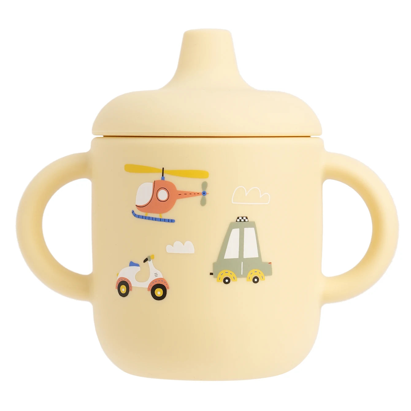 Silicone Baby Training Cup with Handle – BPA-Free, Leak-Proof, Dishwasher Safe for Ages 0–3