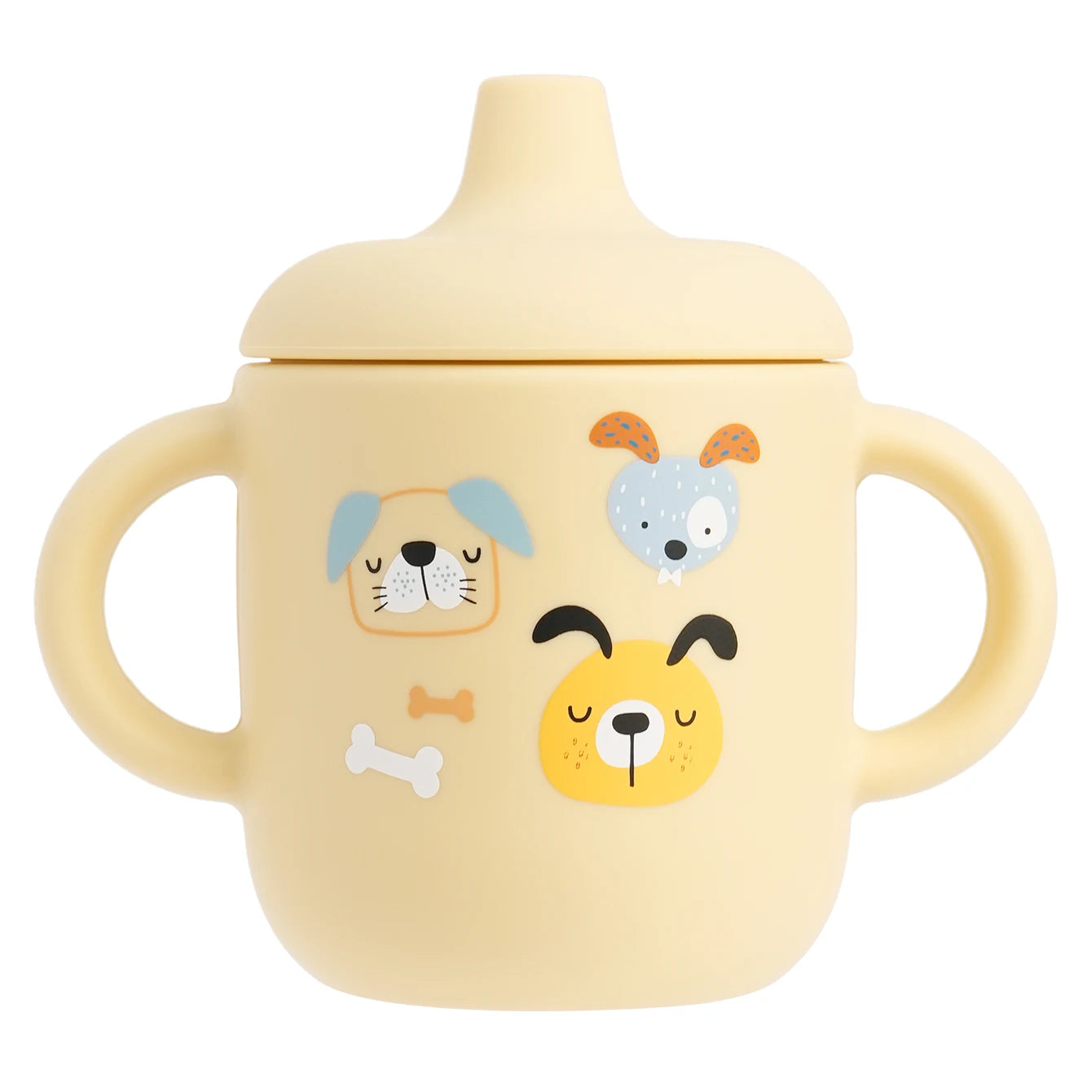 Silicone Baby Training Cup with Handle – BPA-Free, Leak-Proof, Dishwasher Safe for Ages 0–3