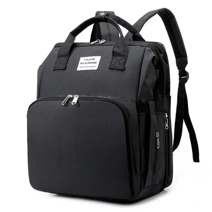 Large Capacity Mummy Diaper Backpack with Changing Mat – Baby Nursing Bag 36–55L for Travel