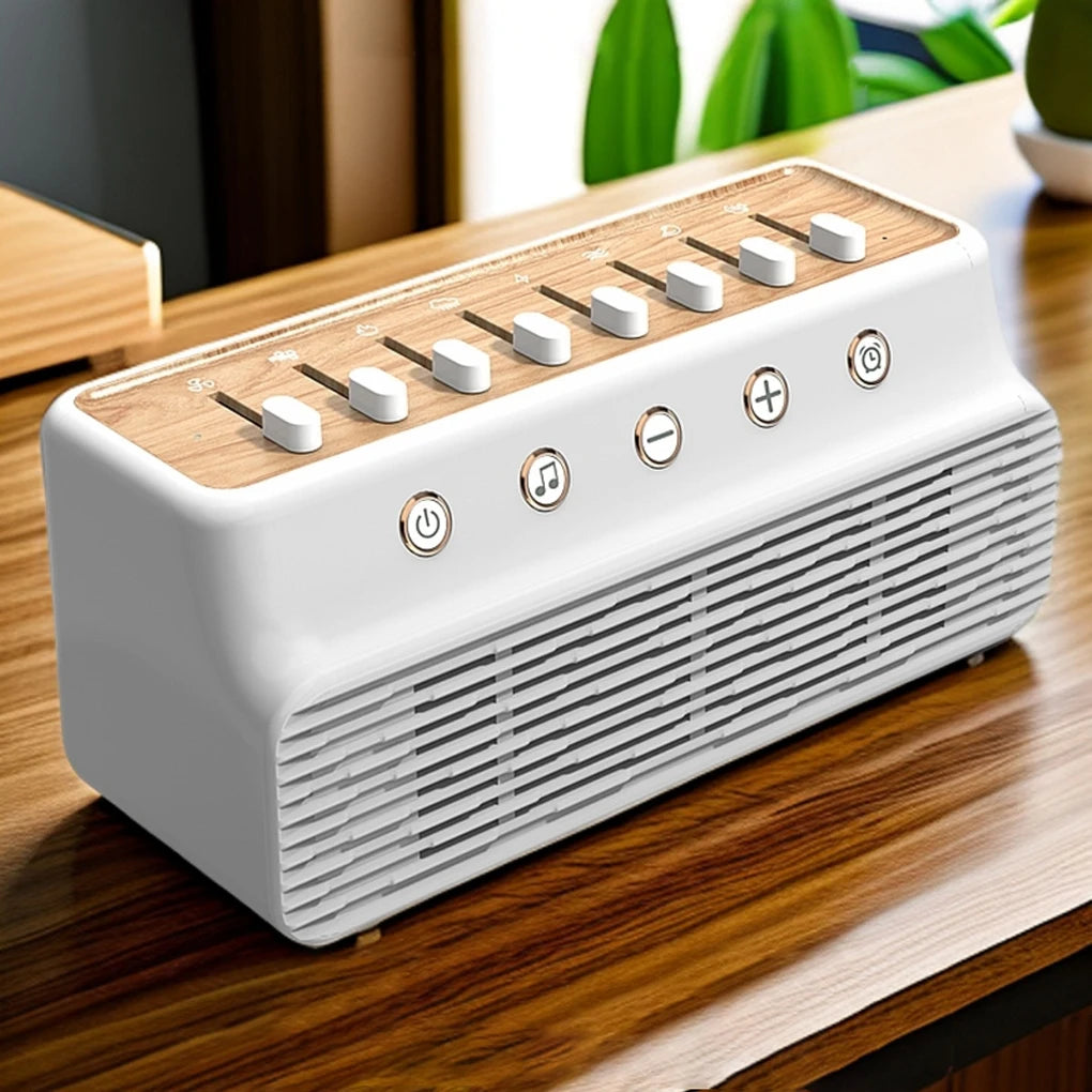 Portable Baby White Noise Machine & Bluetooth Speaker – 8 Soothing Sounds for Sleep