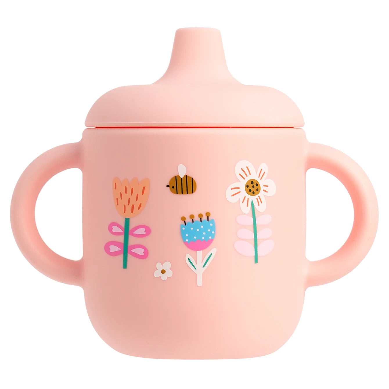 Silicone Baby Training Cup with Handle – BPA-Free, Leak-Proof, Dishwasher Safe for Ages 0–3