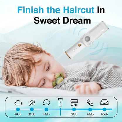 Hair-absorbing Hair Clipper Baby Electric Razor Baby Hair Clipper Children Waterproof Adult Household Electric Clipper