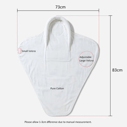 100% Cotton Baby Swaddle Wrap Blanket for Newborns – Anti-Startle Cartoon Sleep Blanket for 0–6 Months