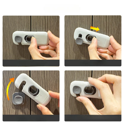 Child Safety Cabinet Locks 2-Pack – No-Tool Installation, Universal Fit for Drawers, Fridges & Cupboards