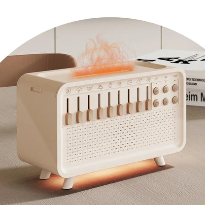 4-in-1 Baby White Noise Machine with Aroma Diffuser, Humidifier & Night Light – 8 Soothing Sounds & 3-Level Dimming