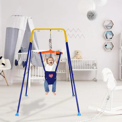 Baby Swing Bounce Chair Adjustable Infant Swing Standing Door Jumper Outdoor Fitness Sports Sensory Training Exercise Toy