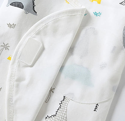 100% Cotton Baby Swaddle Wrap Blanket for Newborns – Anti-Startle Cartoon Sleep Blanket for 0–6 Months