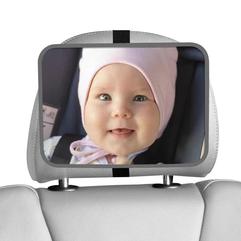 Shatterproof Baby Car Mirror – Universal Rear-Facing Seat Rearview Mirror, Easy Install