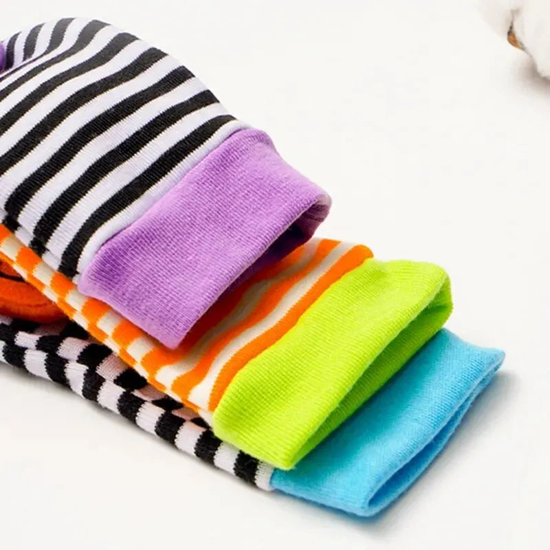 Baby Animal Rattle Socks & Wrist Strap Set – 4-Pack Sensory Foot & Hand Rattles for 0–12 Months