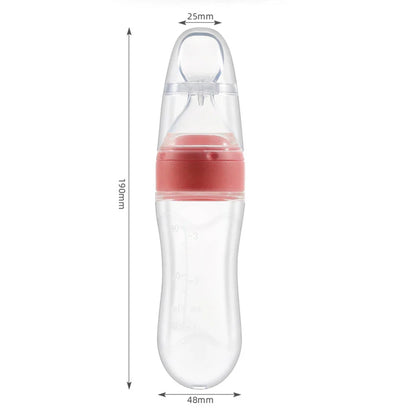 Baby Fruit Feeder Pacifier: Self Feeding Baby Food Feeder for Teething Relief - 90ML