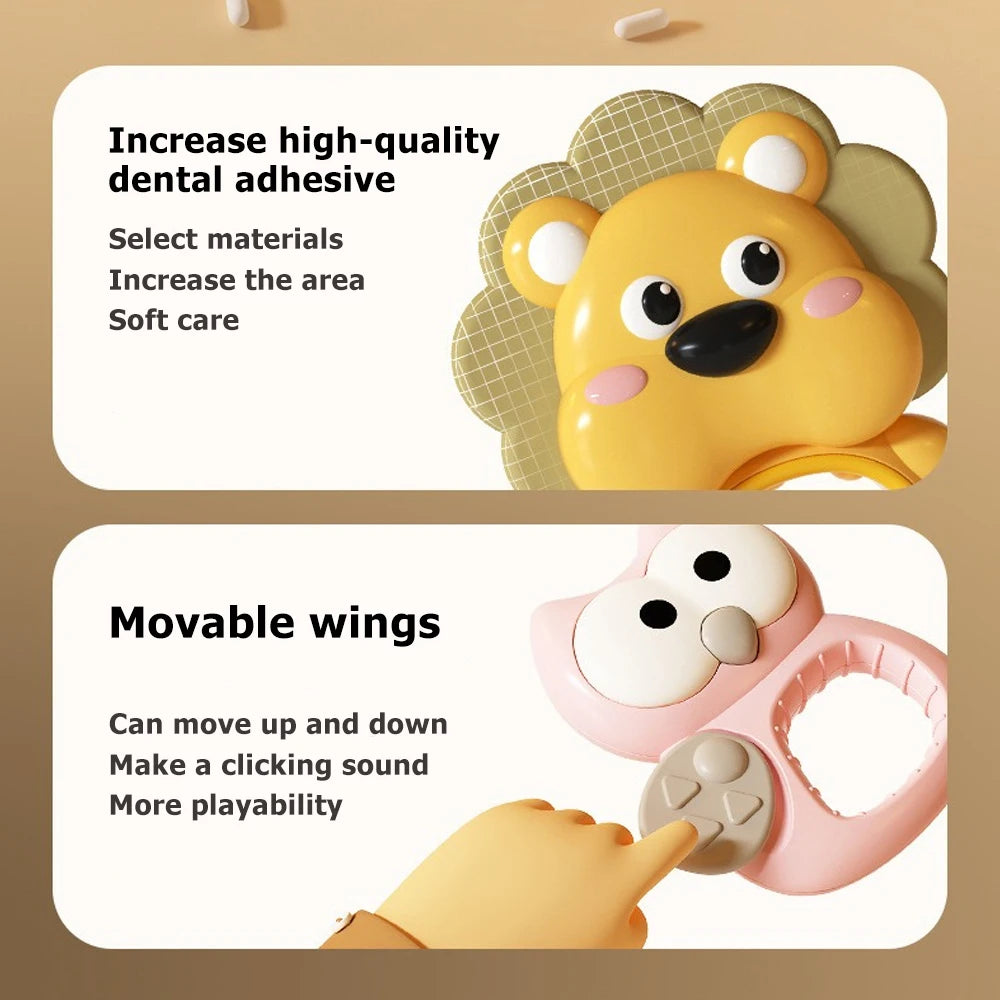Baby Crib Mobile with Projector and Night Light, Remote Control Musical Rotating Toy with Soothing Lullabies
