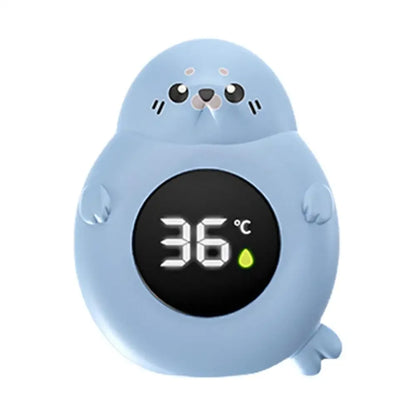 Seal-Shaped Baby Bath Temperature Monitor – Digital LED Floating Thermometer