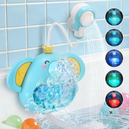 Elephant musical bubble maker bath toy image 1