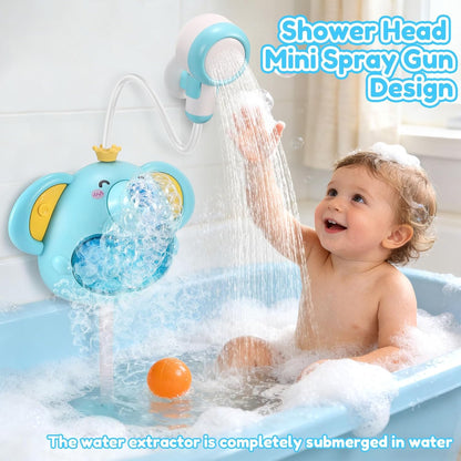 Elephant musical bubble maker bath toy image 2