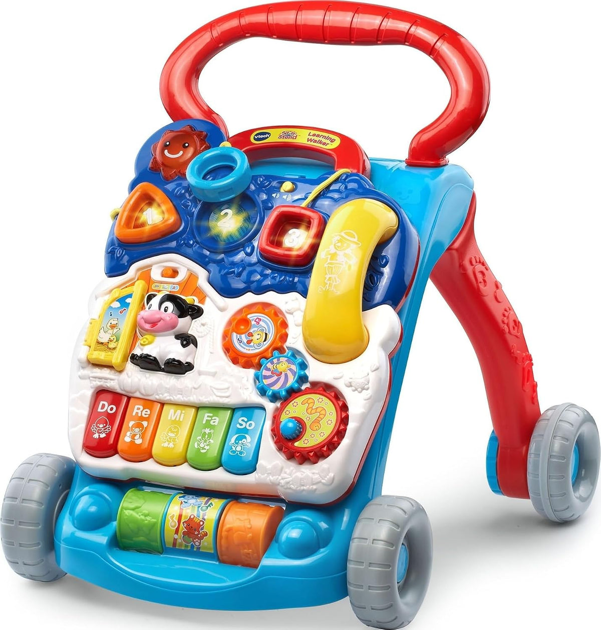 VTech Sit-to-Stand Musical Learning Walker – Blue image 1