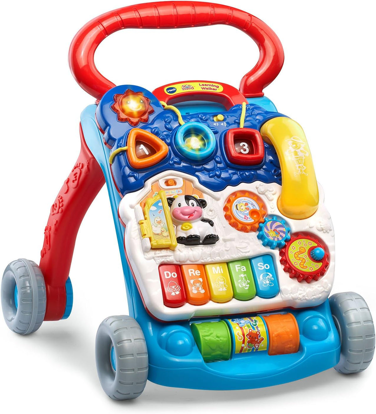 VTech Sit-to-Stand Musical Learning Walker – Blue image 12