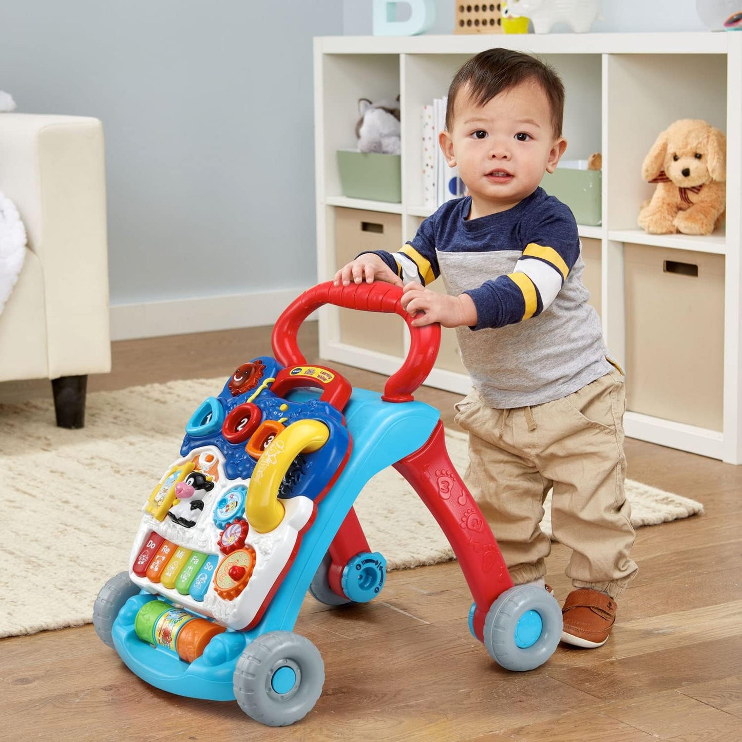 VTech Sit-to-Stand Musical Learning Walker – Blue image 13