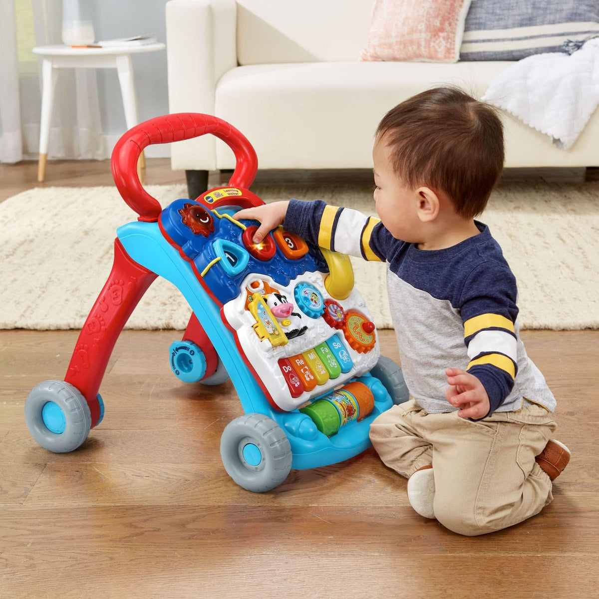 VTech Sit-to-Stand Musical Learning Walker – Blue image 14