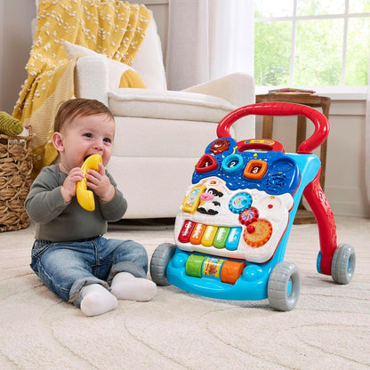 VTech Sit-to-Stand Musical Learning Walker – Blue image 18