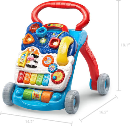 VTech Sit-to-Stand Musical Learning Walker – Blue image 3