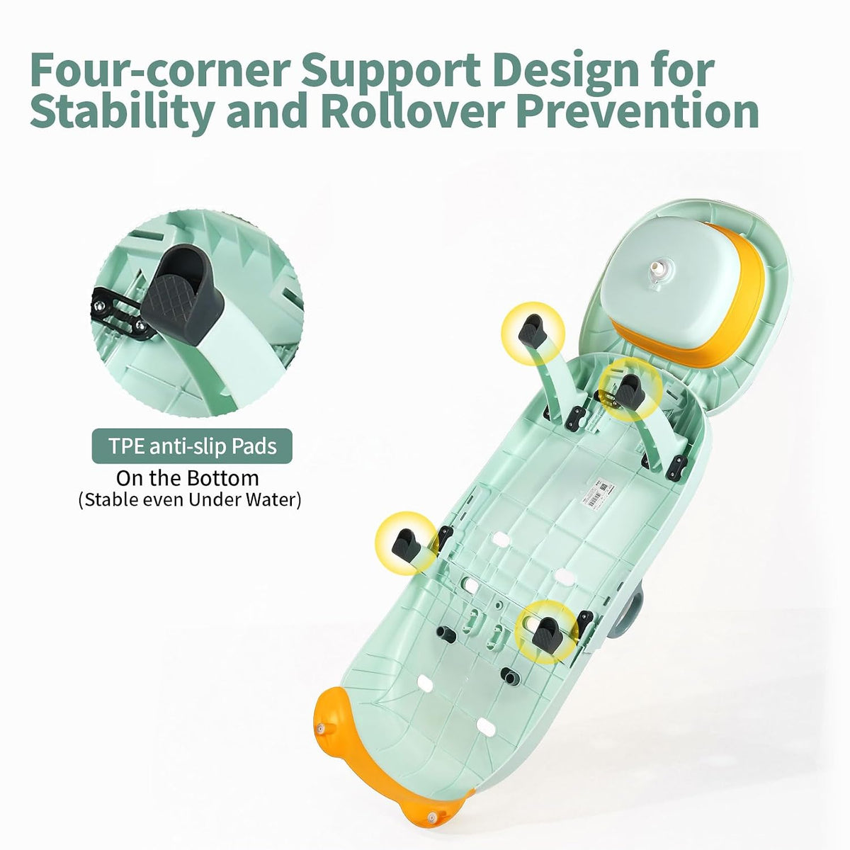 Foldable Kids Hair Washing Chair & Shampoo Support image 8