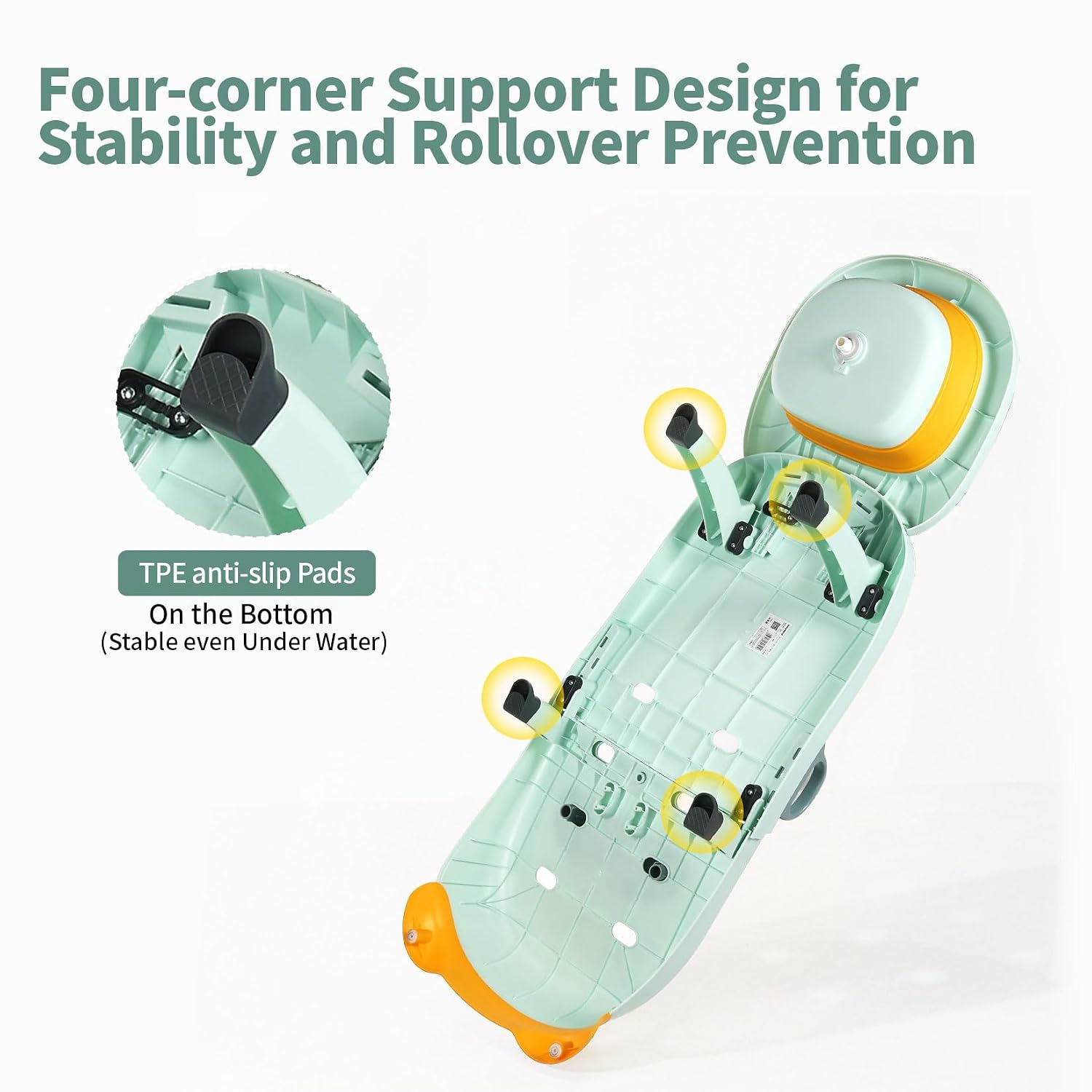 Foldable Kids Hair Washing Chair & Shampoo Support image 8