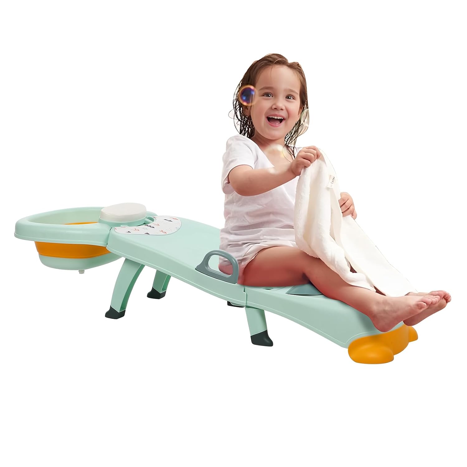 Foldable Kids Hair Washing Chair & Shampoo Support image 9